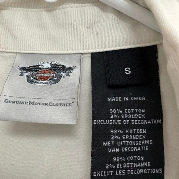 Harley-Davidson White Vest - Picture 3 of 5